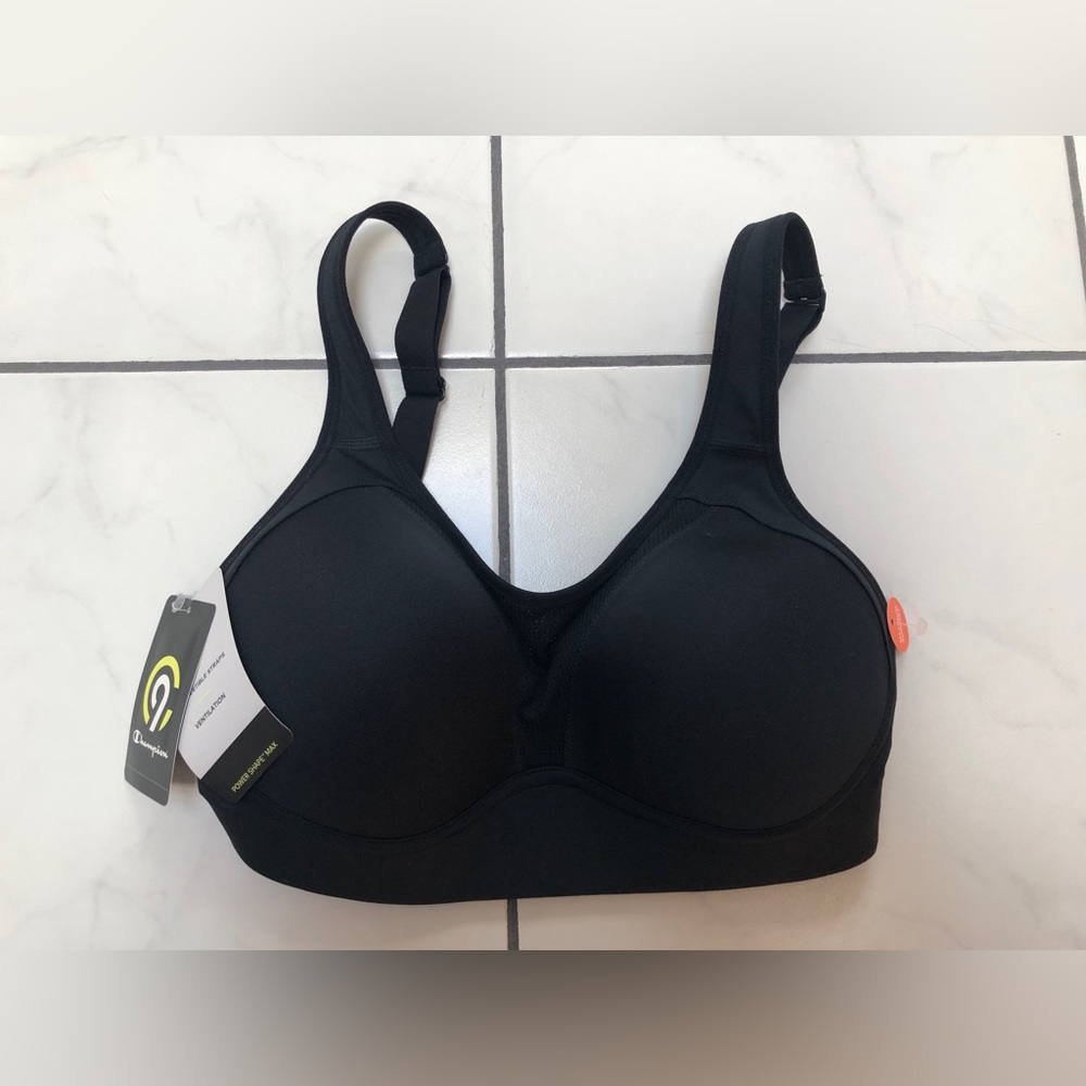 NWT Champion Black ‘Power Shape Max’ Sports Bra